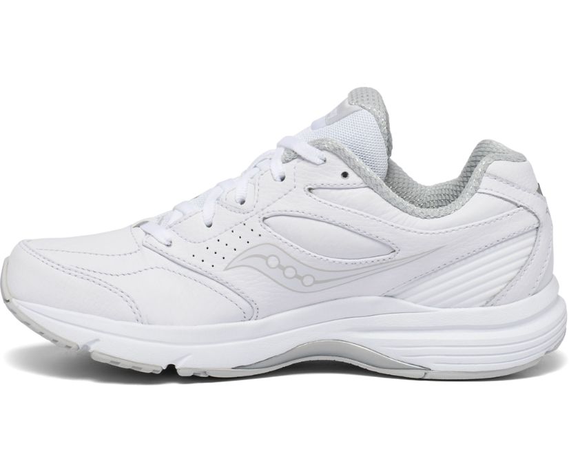 Women's Saucony Integrity Walker 3 Extra Wide Walking Shoes White | Singapore 247DFMN